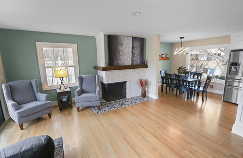 West Omaha House | Modern 3BR West Omaha, Private Pool now open, Fenced Yard, W/D, Pet-Friendly
