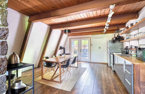 Mount Hood Village Cabin | Modern A-Frame - Hot Tub - Forest Escape