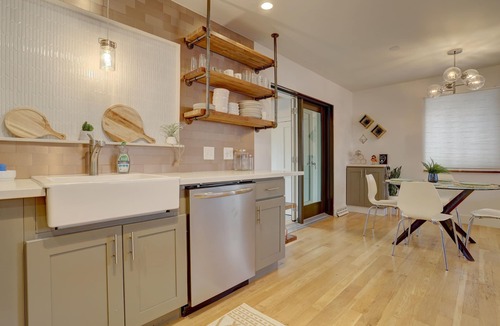 Berkley House | Modern Denver Getaway: Hot Tub, Fire Pit, King Bed