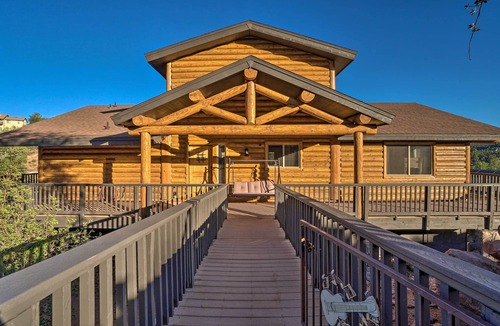 Payson House | Mtn-View Gem w/Fire Pit & Deck in Payson