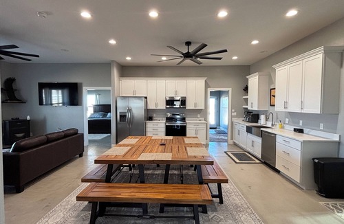 Brule House | New 4-bedroom, 3 bath, fully fenced 2 RV spots with water/electric