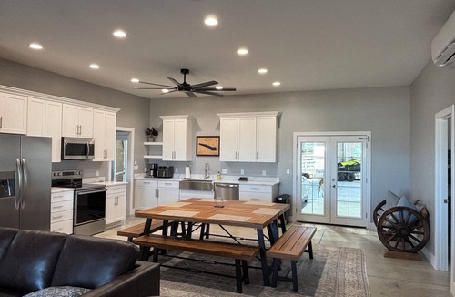Brule House | New 4-bedroom, 3 bath, fully fenced 2 RV spots with water/electric
