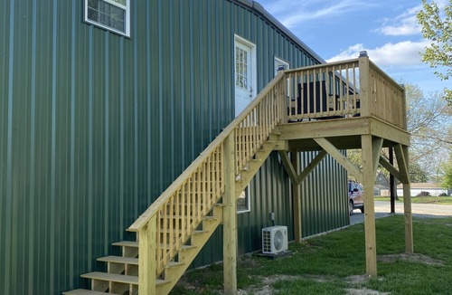 Grove Apartment | New lake view rental on Wolfcreek with boat ramp and lake access across the road