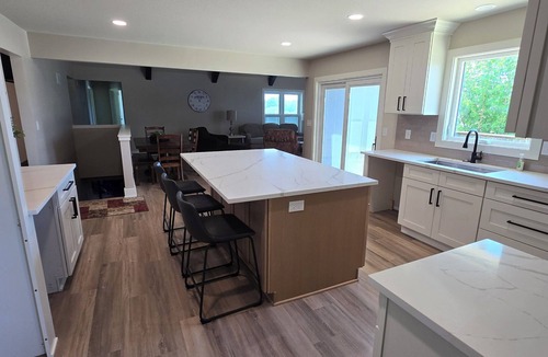 Belton House | Newly renovated 3-bedroom farmhouse with country views and easy highway access