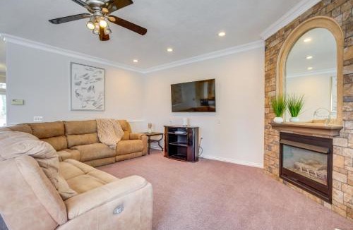 Clearfield House | Office, Fire Pit, Deck! Large Rental Near Hill AFB