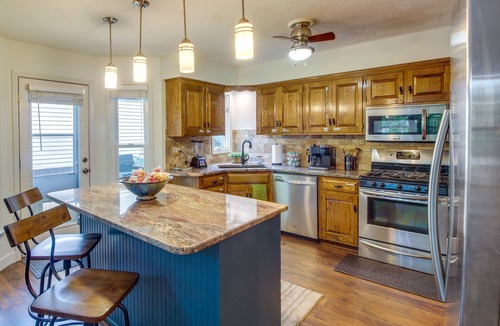 Overland Park House | Overland Park Home w/Fenced-In Yard & Gas Grill!