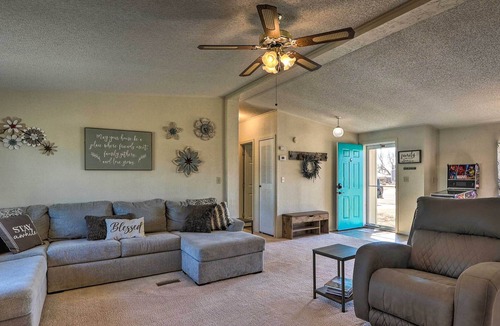 Wa Keeney House | Pet-Friendly WaKeeney Home w/ Game Room & Grill!