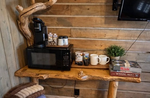 Dubois Cabin | Pet-Friendly Wind River Deluxe King w/Mountain View, Hot tub & Parking