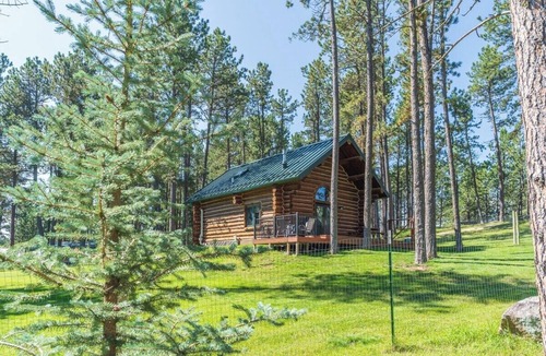 Custer Cabin | Pine Cabin- Log cabin close to Custer
