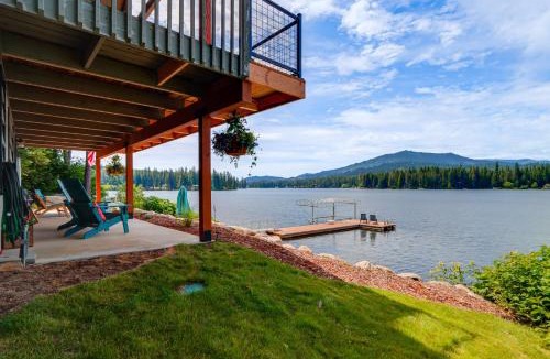 Newport House | Private Dock, Deck & Yard: Luxe Sacheen Lake Home