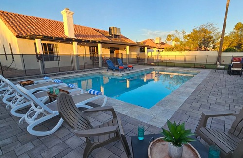 Paradise Valley Village House | Private Kierland Retreat, Gated Heated Pool, 400 sq ft Indoor Gym, Putting Green