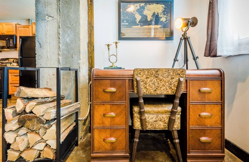Fostoria Cottage | Regenerated 1876 Stone Schoolhouse Outside MHK!
