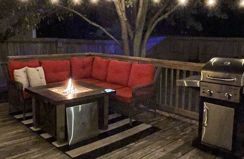 Wichita House | Relaxing Getaway with Outdoor Patio, Fire Pit, and Pool Table