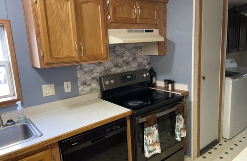 Upper Peninsula Michigan House | Relaxing getaway with fenced in yard & hot tub!