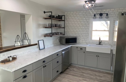 Walker House | Remodeled country retreat on the Saline River. Pet Friendly!