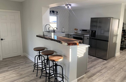 Walker House | Remodeled country retreat on the Saline River. Pet Friendly!