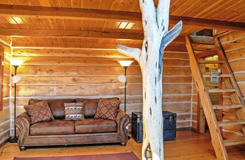 Antimony House | Remote Antimony Log Cabin w/Green Meadow Views!