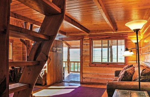 Antimony House | Remote Antimony Log Cabin w/Green Meadow Views!