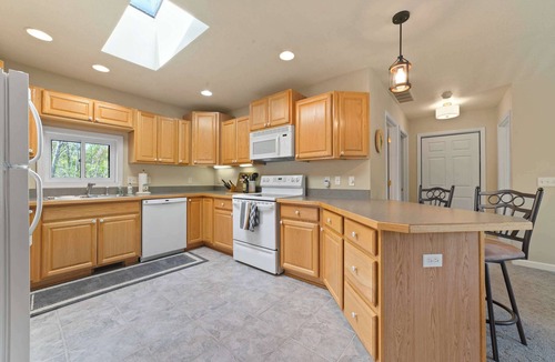 Bellaire House | Riverfront House with Private Dock, Kayaks