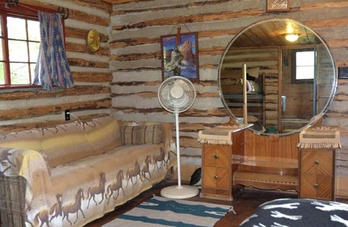 Ririe Cabin | Rustic, Cozy Log Cabin Rental near Idaho Falls