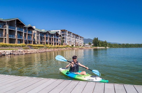 Sandpoint House | Seasons Waterfront Condo | Pool, Hot Tub, Marina, Spa
