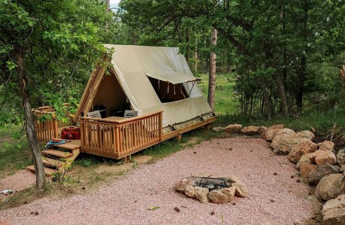 Hermosa Cabin | Secluded A-Frame Glamping Getaway near the Black Hills, Hermosa, South Dakota
