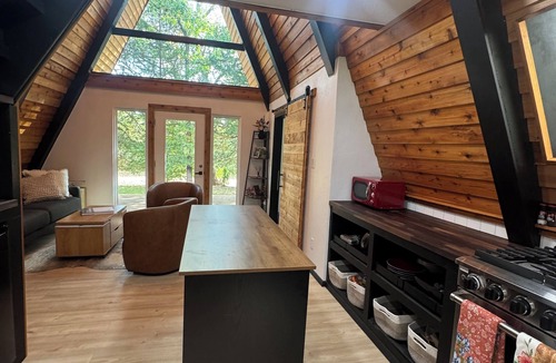 Guthrie Cabin | Secluded A-Frame Near Lazy E