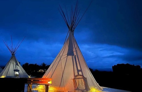 Fort Washakie House | Serenity Meets Style: Original Tipi Glamping in Fort Washakie, WY