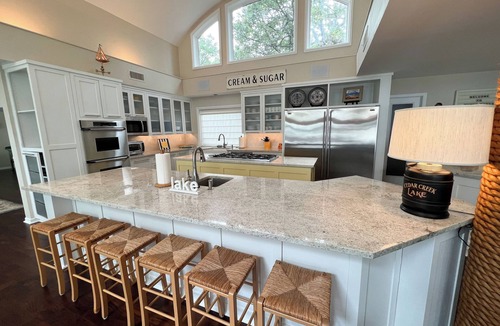 Star Harbor House | Simply Stunning! Elevated Lakefront Home with Pool! Golf/Fire Pit/Dockhouse