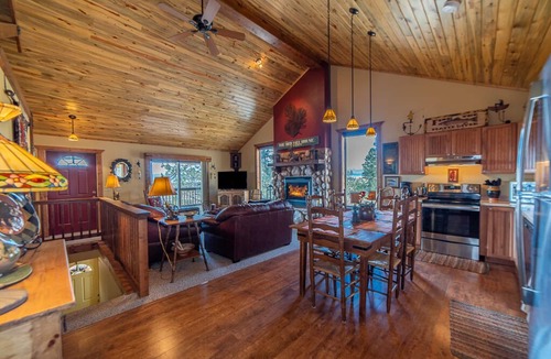 Fairplay Cabin | Sleeps 8 Pet-Friendly, Game Room, Panoramic Views, 35 mi to Breck
