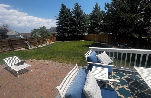 Cheyenne House | Spacious 5-bedroom house in Cheyenne with AC, fitness room, outdoor space