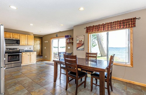 Pelican Rapids House | Spacious Duplex on Sandy, Private Beach! 5 Bedroom - 3.5 Bath MN Lake Cabin