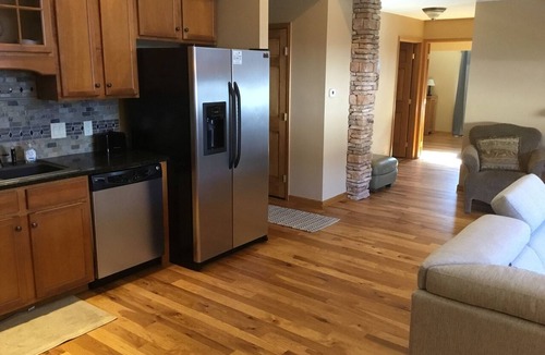 Estes Park Condo | Spacious Estes Park 2 Bedroom Loft with AC. On the River, location is unmatched.