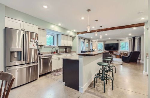 Ithaca House | Spacious, modern 4-BR house in serene wooded setting just minutes from downtown