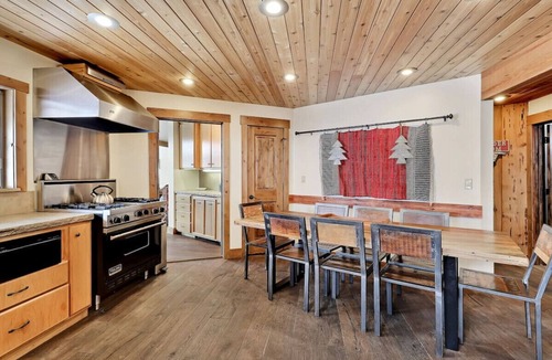 Sundance Cabin | Spacious mountain retreat Built for gathering Hot tub Quiet setting Minutes up Sundance Canyon