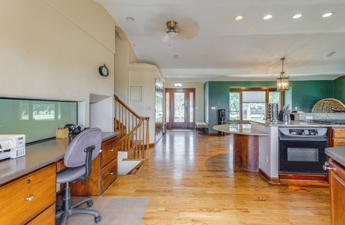 Aurora House | Stylish Aurora Farmhouse w/Deck, Animals On-Site!