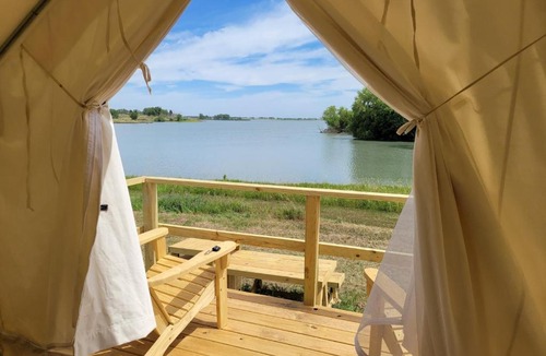 Loup City Other | Tentrr State Park Site - Nebraska Sherman SRA - Redwood Lakeview B - Single Camp
