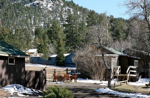Estes Park Cabin | The Sheriff's House is a rustic and cozy 1 bedroom cabin close to National Park