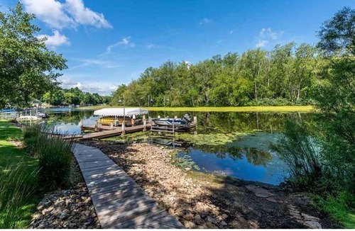 Fremont House | Water Front with dock