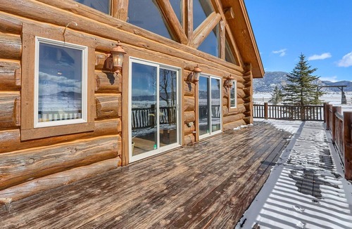 Lake George House | Waterfront Ranch Cabin w/Jacuzzi & Mountain Views