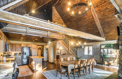 Star Valley Ranch Cabin | Wyoming Cabin w/Hot Tub & Mountain-View Deck