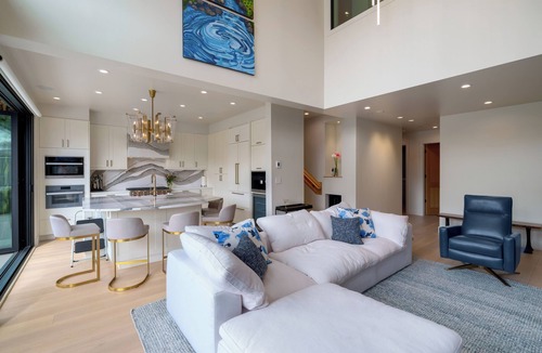 Old Town Condo | Yampa Lux Living - AC! Upscale Property ON the river, Private Deck with Hot Tub, Upgrades Galore!