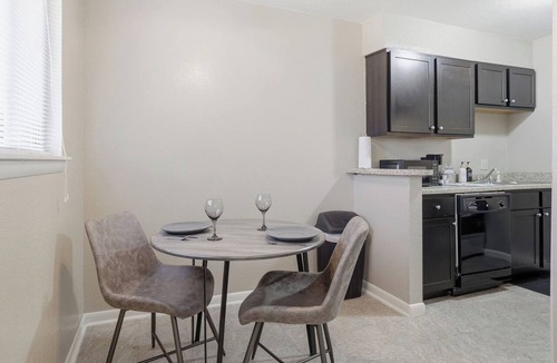 Central Oklahoma City Apartment | Your Cozy Oasis With OKC Skyline View Near OU Medical Center