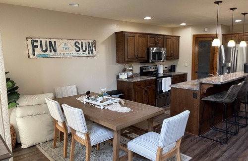 Arnolds Park Cabin | Your Okoboji Getaway: 3BR, 2.5 BA Bridges Bay Resort Cabin w/Resort amenities!