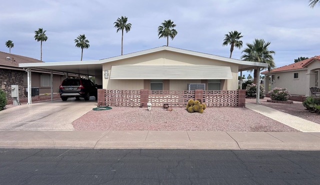 Apache Wells golf course property. 55+ community. Email for Monthly Rate.