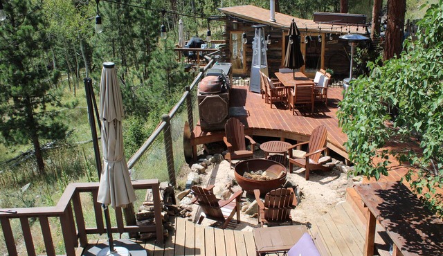 Authentic Miner's Cabin Outdoor Colorado Adventure