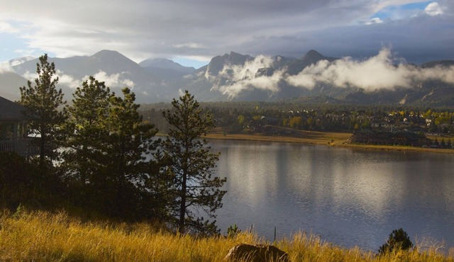 BEST VIEW in Estes Park! 1 of 2 Adjacent Stunning Cabins on Lake Estes #3459