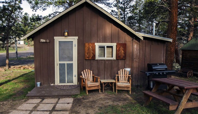 Cabin offers a rustic and cozy getaway
