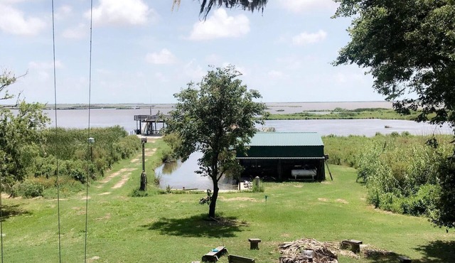 Camp Paradise located on the marsh in Pecan Island in Kaplan