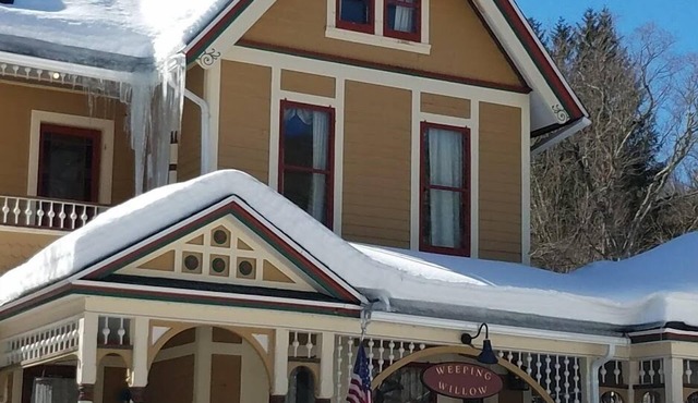 Catskills Victorian With Fireplace & Mountain Views for skiing, fishing & hiking